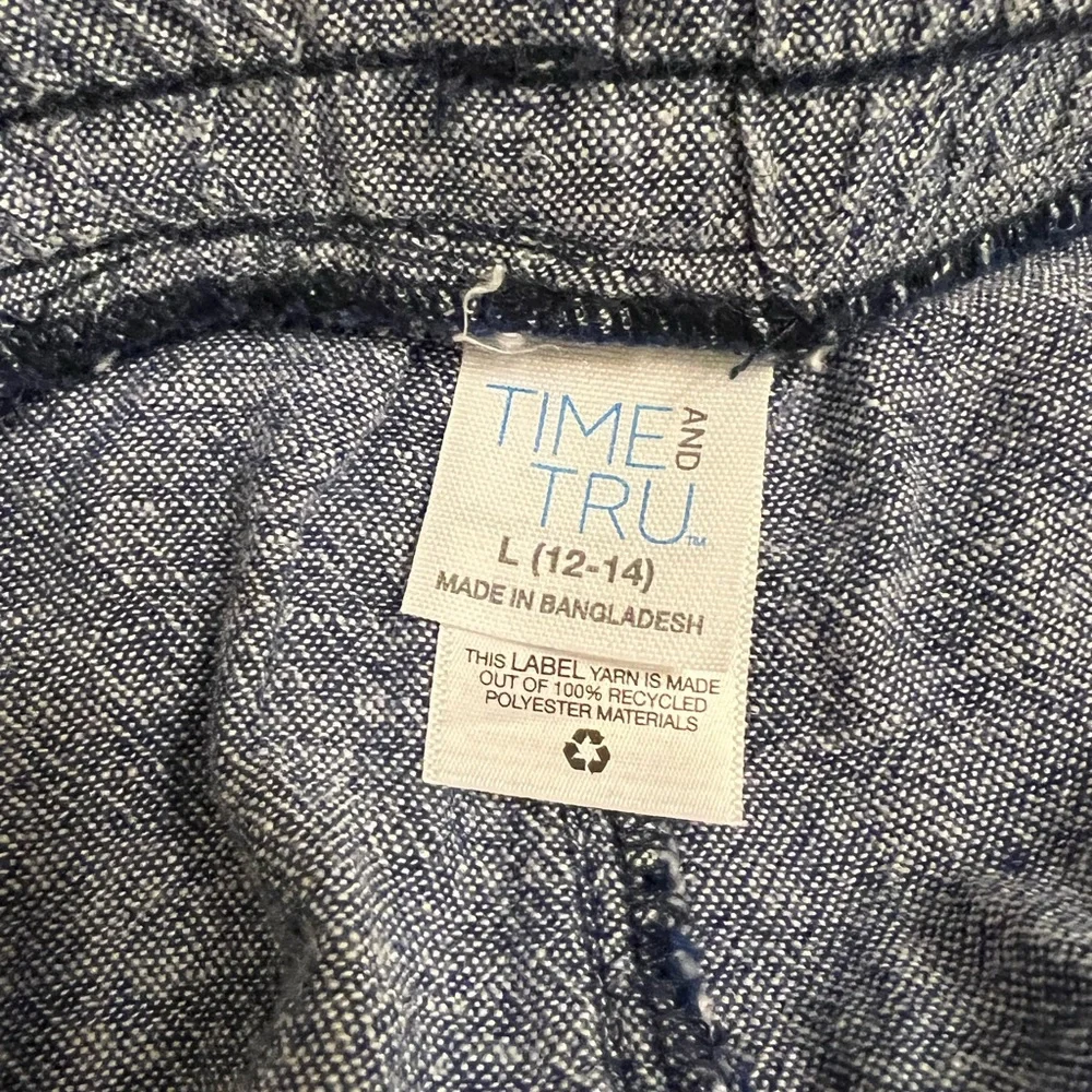 Chambray Shorts Large (12-14)
